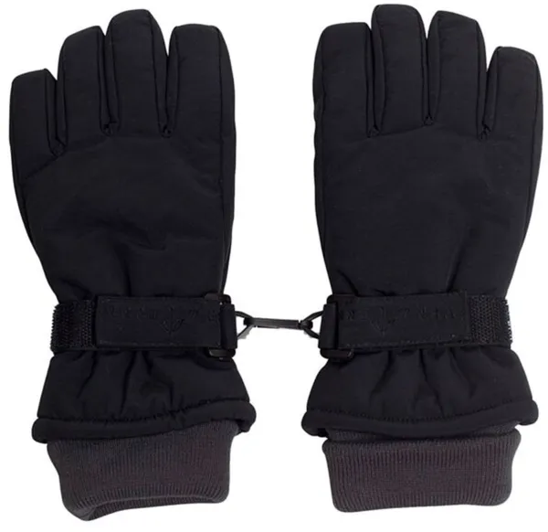 Ver de Terre Skihansker Black - Str. 4-6 år